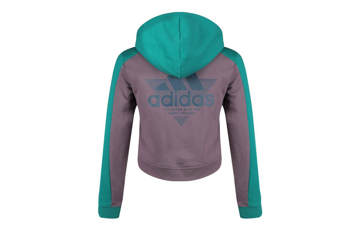 (WMNS) adidas Colorblock Casual Sports Short Purple GG6845