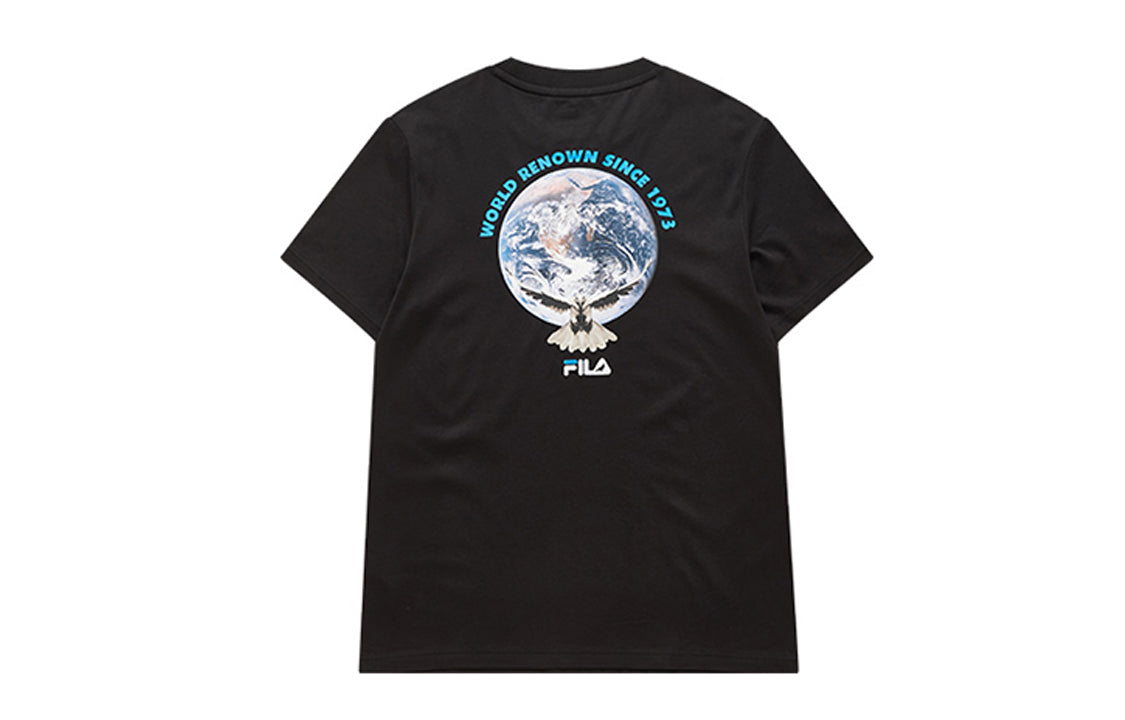 FILA FUSION x Staple Alphabet Pattern Printing Black T11M024103F-BK