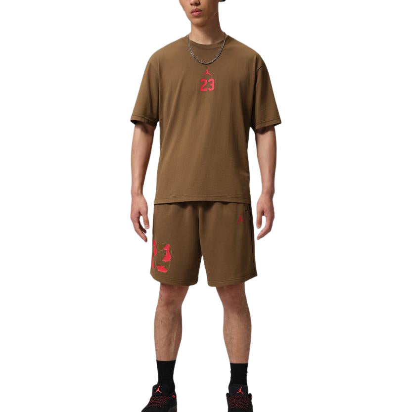 Jordan T-Shirt Asia Sizing 'Mosswood Brown' IW2015-235