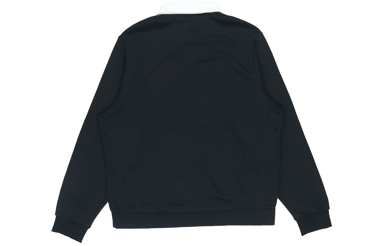 Men's Nike SB Fleece Skateboard Knit Breathable Splicing Embroidered Autumn Black DM6483-010