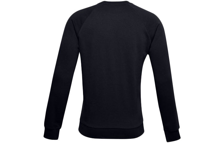 Men's Under Armour Rival Cotton Training Sports Round Neck Black 1357104-001