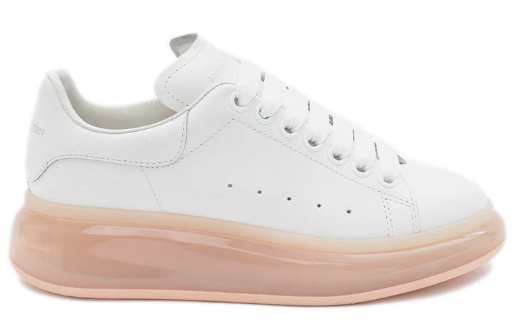 (WMNS) Alexander McQueen Oversized Sneaker 'White Rose Gold' 611698WHYBY9053