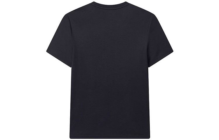 FILA Alphabet Knit Round Neck Casual Sports Short Sleeve Blue F11M028163F-NV