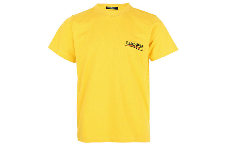 Balenciaga Political Campaign T-Shirt Large Fit 'Yellow' 620967TKVJ17442