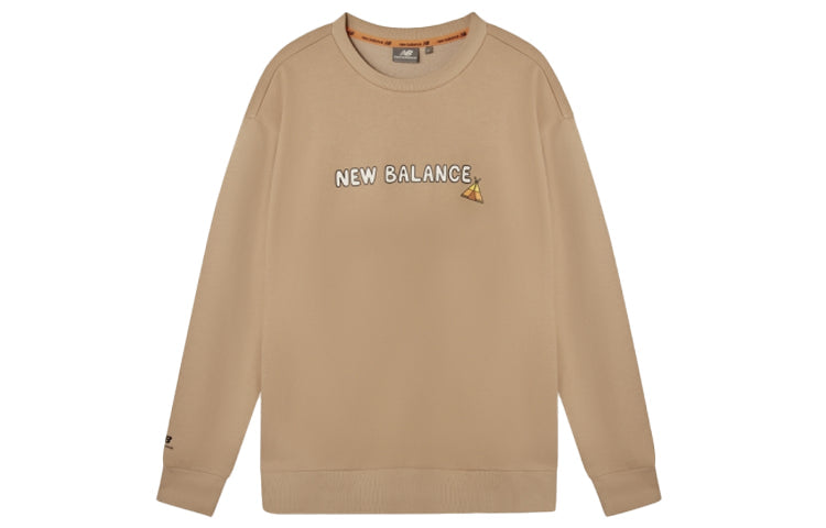 New Balance x JHI Lifestyle Crew Neck Pullover 'Brown' NCA89053-BEI