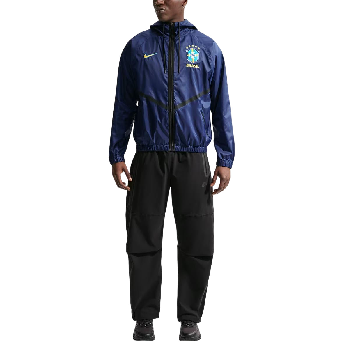 Nike x Brazil Dri-FIT Football Anthem Jacket 'Coastal Blue Midwest Gold' IH1600-433