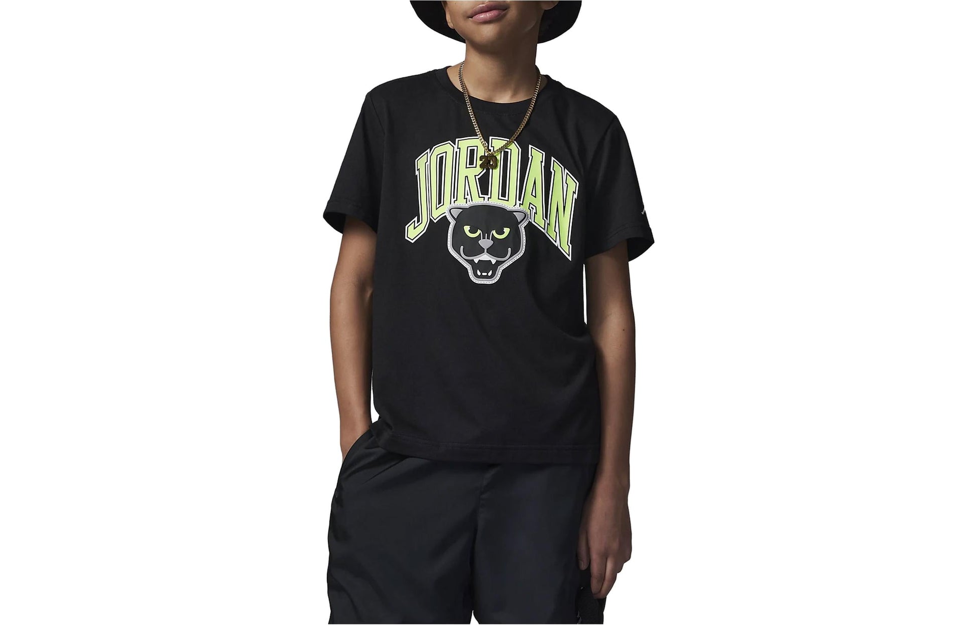 (GS) Air Jordan T-Shirt 'Black' FQ3609-010