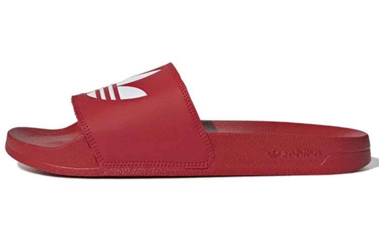 adidas Adilette Lite Slides 'Trefoil Logo - Scarlet' FU8296