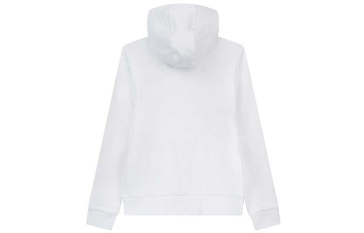 (WMNS) FILA Embroidery Printing Hoodie White F11W018243F-WT