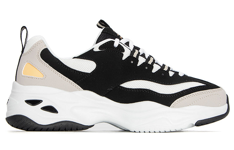 (WMNS) Skechers D'lites 4.0 'Black White' 896122-BKMT
