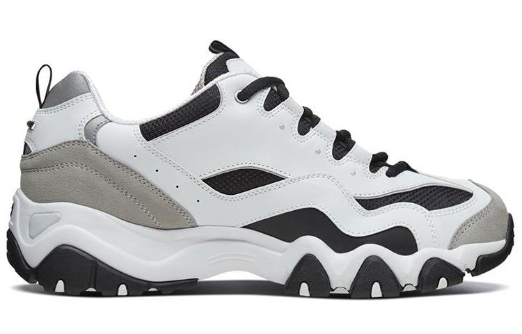 Skechers Dlites 2.0 'White Black Gray' 666106-WLGY
