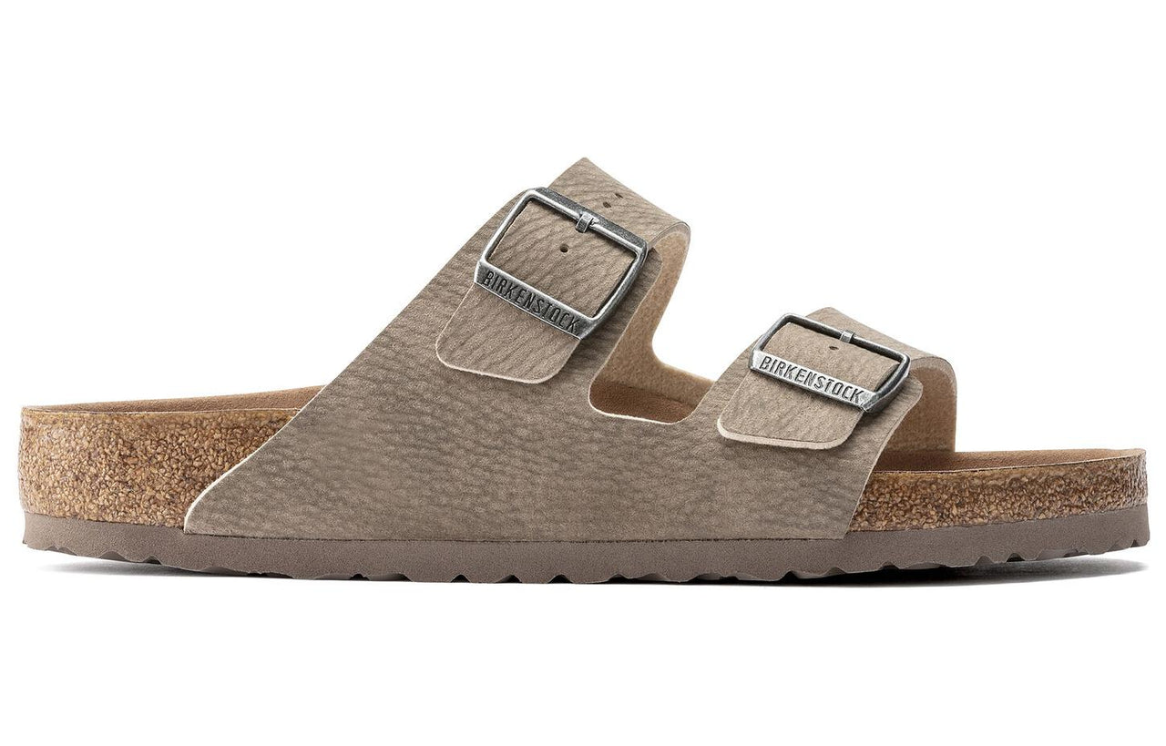 (WMNS) Birkenstock Arizona Vegan Synthetik Narrow Fit Sandals 'Desert Dust Gray Taupe' 1023036