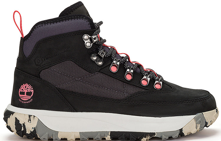 (WMNS) Timberland Greenstride Motion 6 Mid Fabric and Leather Waterproof Hiking Boot 'Black' A5Z3RW