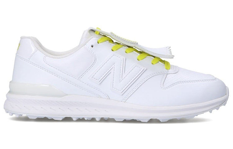 (WMNS) New Balance 996 Series Sneakers White/Yellow WGS996WT
