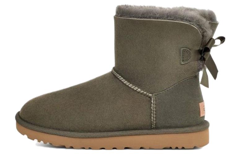 (WMNS) UGG Mini Bailey Bow II 'Forest Night' 1016501-FRSN