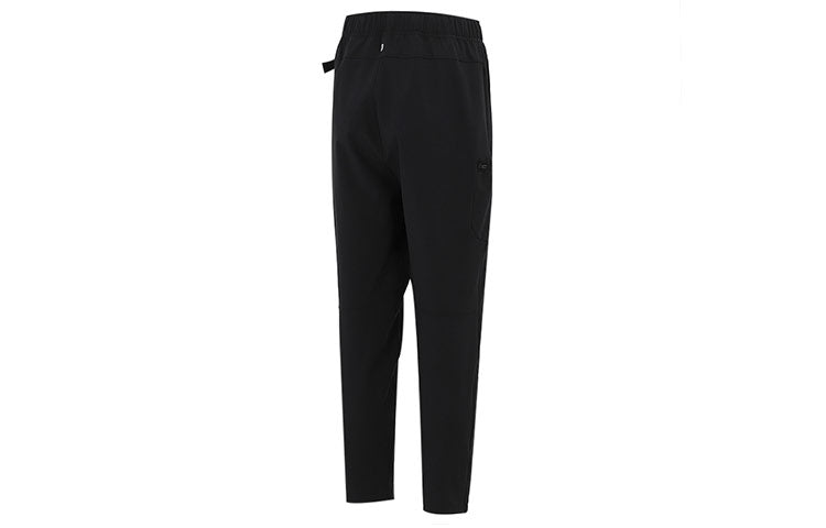 Men's adidas Th Strech Wvpt Solid Color Casual Sports Pants/Trousers/Joggers Black HE9890