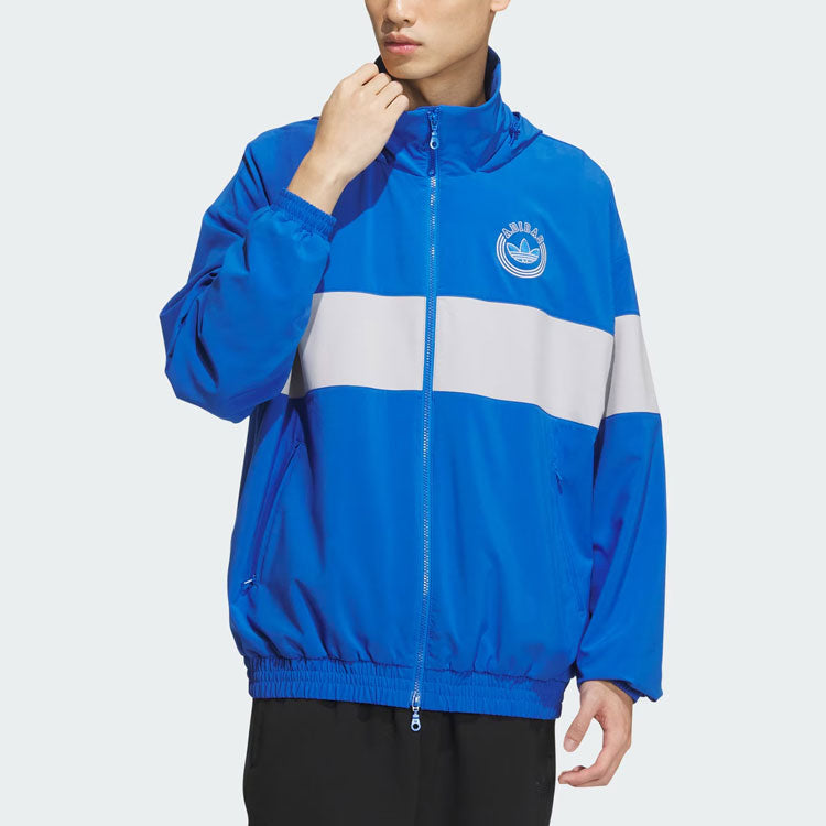 adidas Originals Rifta Windbreaker Jackets 'Blue White' IU4794