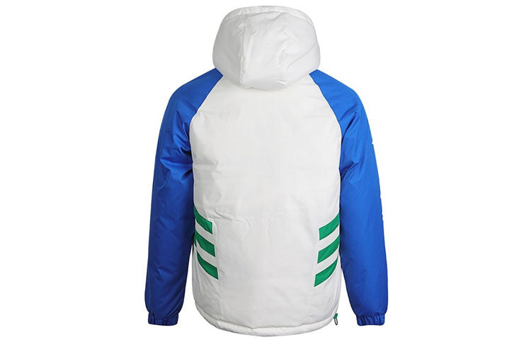 adidas originals Rev Dwn Jkt reversible Stay Warm hooded Reflective Down Jacket White GJ6724