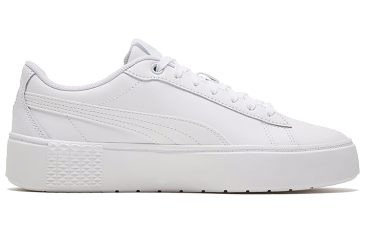 (WMNS) PUMA Smash Platform V2 'Triple White' 373035-01