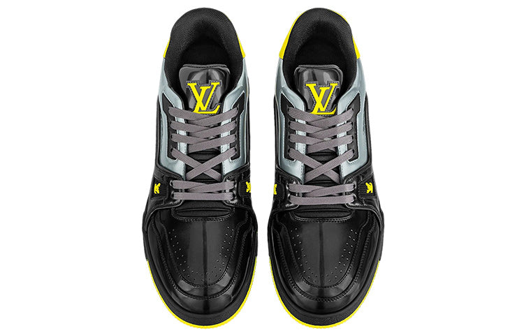 LOUIS VUITTON Trainers 'Black Yellow Silver' 1A9JTM
