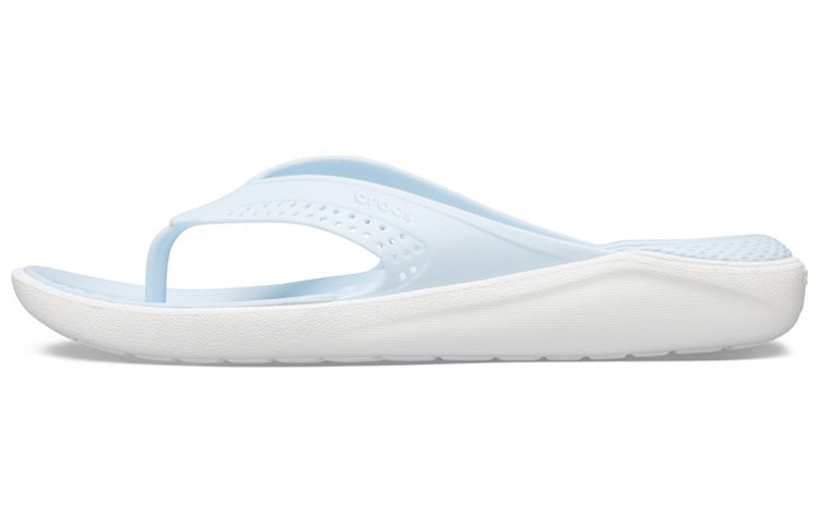 Crocs LiteRide Beach Cozy Stylish Unisex Light Blue Slippers 205182-4KA