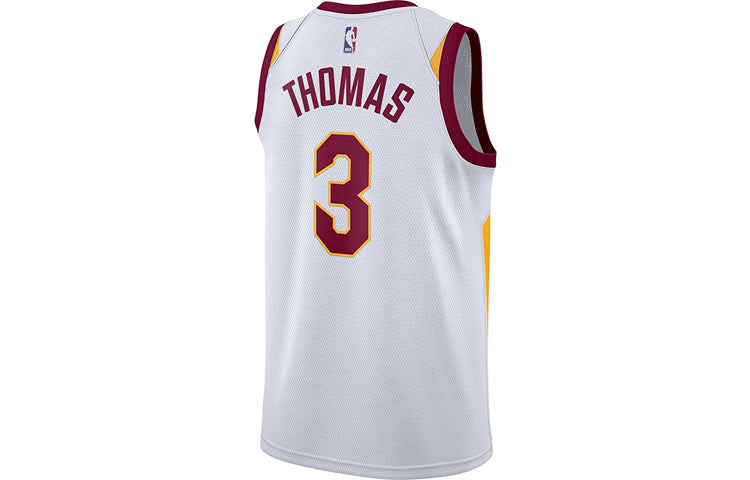 Nike NBA Cavaliers Small Thomas Alphabet Logo Printing Basketball Jersey/Vest White 864409-105
