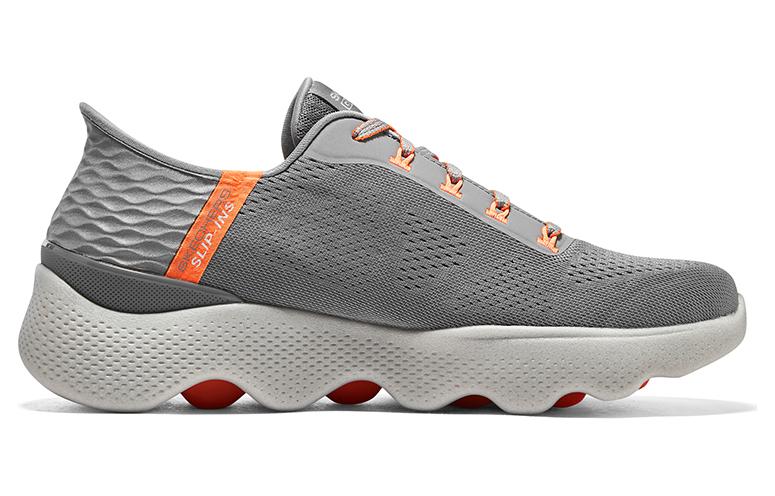 Skechers Go Walk Massage Fit 'Grey Orange' 216410-GYOR