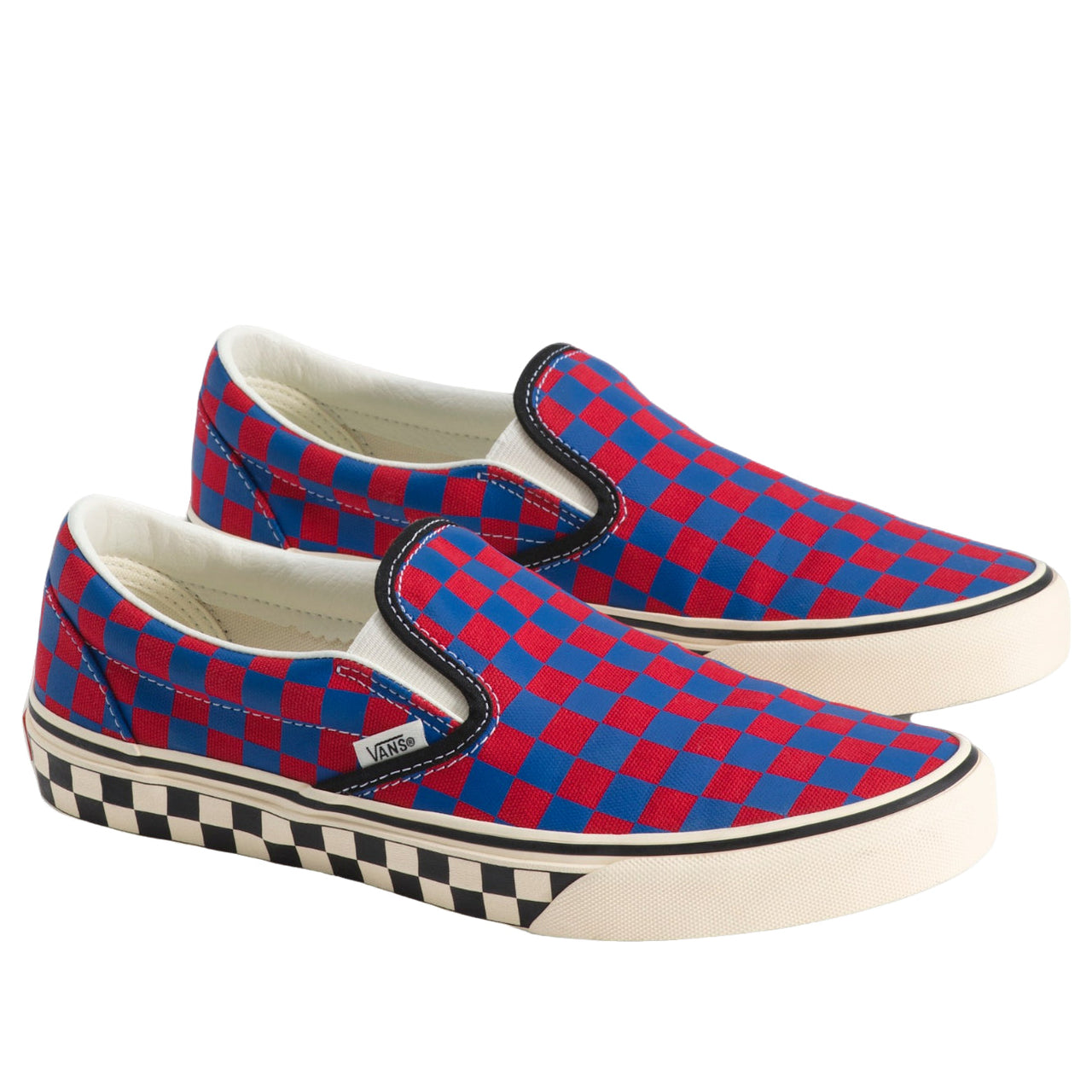 Vans Classic Slip-On Checkerboard 'Red Blue' VN000DAHRDB