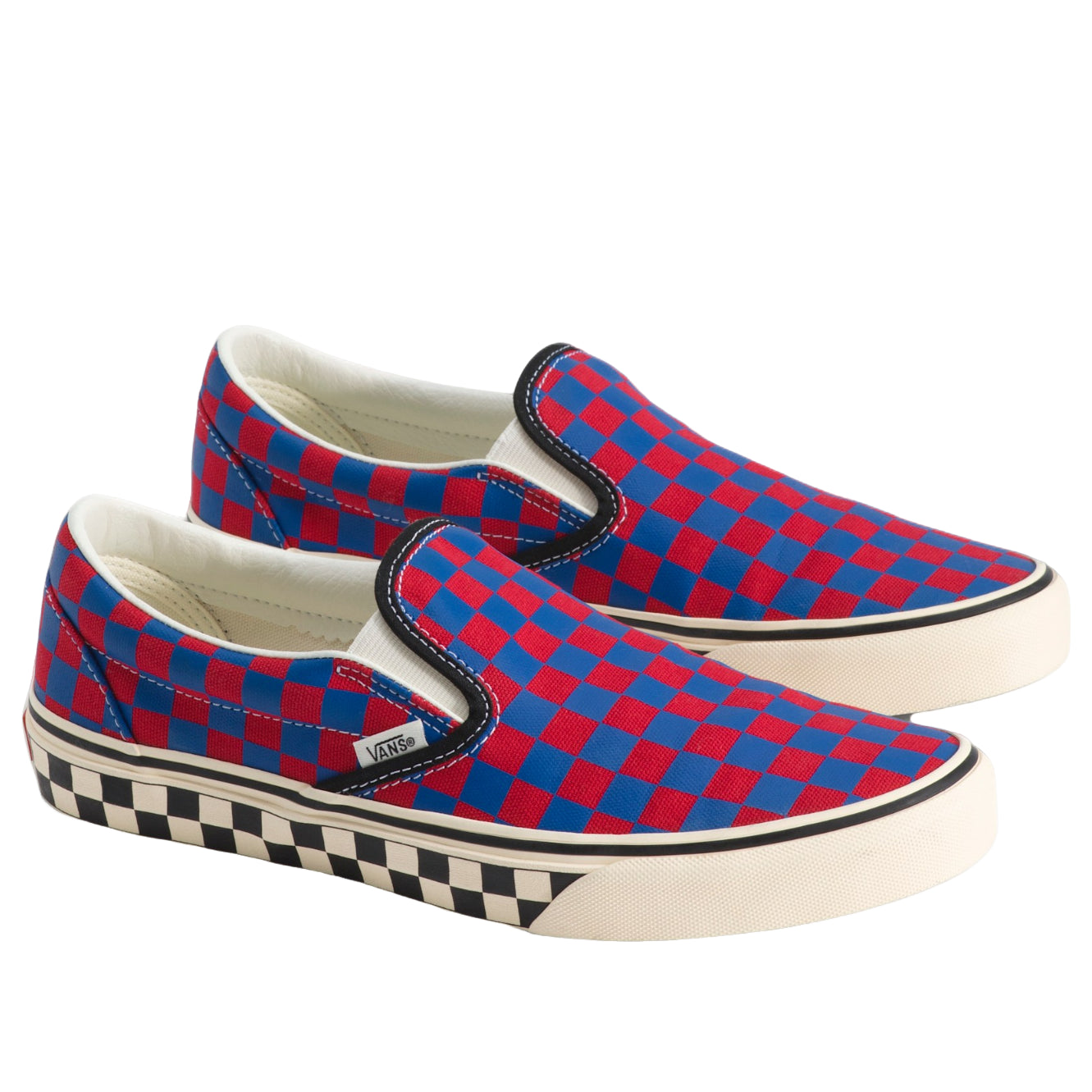 Vans Classic Slip-On Checkerboard 'Red Blue' VN000DAHRDB