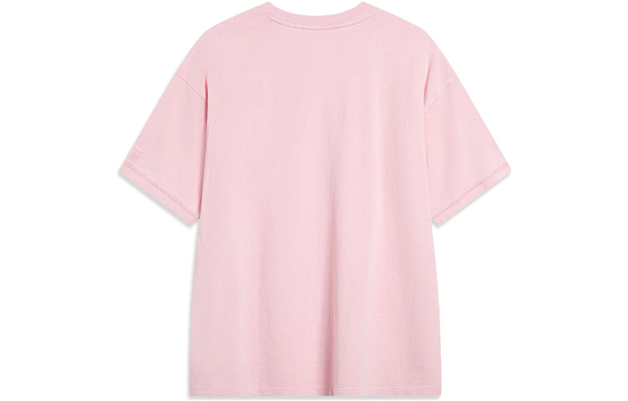 Li-Ning Chinese Culture Floral Graphic T-shirt 'Pink' AHST219-2