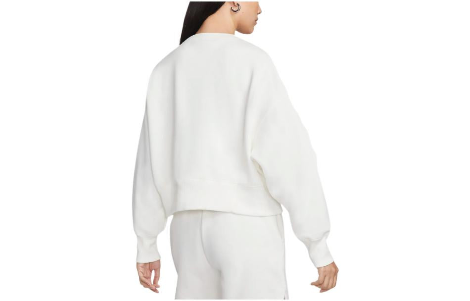 (WMNS) Nike Sportswear Phoenix Fleece Crewneck Sweatshirt 'White' DQ5762-133