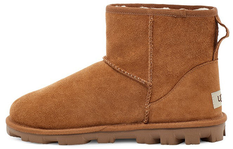(WMNS) UGG Essential Mini Classic Fleece Lined Brown 1115030-CHE
