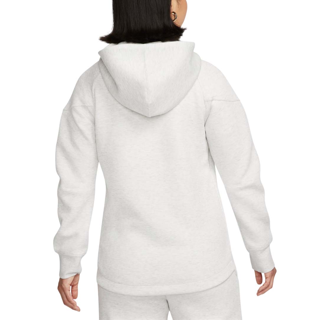 (WMNS) Nike Sportswear Tech Fleece Windrunner Full-Zip Hoodie Asia Sizing 'Light Grey Black' FB8339-013