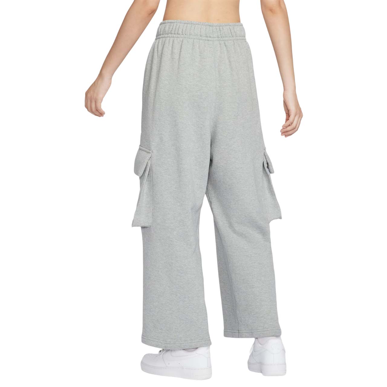 (WMNS) Nike Sportswear Low-Rise Oversized French Terry Open-Hem Sweatpants Asia Sizing 'Dark Grey' FV7513-063
