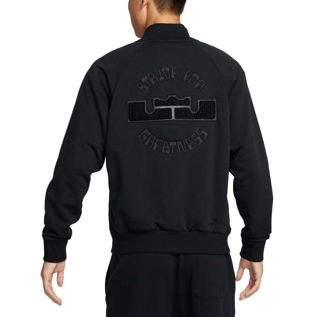 Nike LeBron Standard Issue Therma-FIT Basketball Jacket Asia Sizing 'Black Grey' FZ1035-010