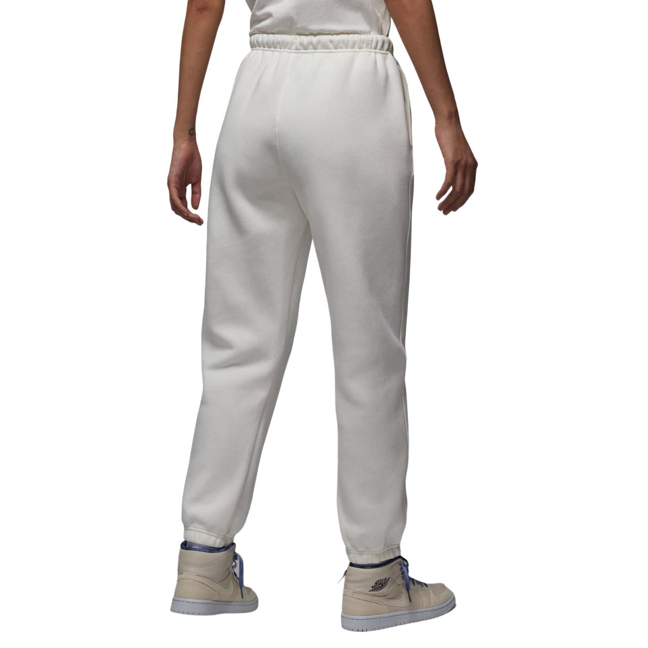 (WMNS) Air Jordan Paris Saint-Germain Brooklyn Fleece Pants Asia Sizing 'Sail' FV7765-133
