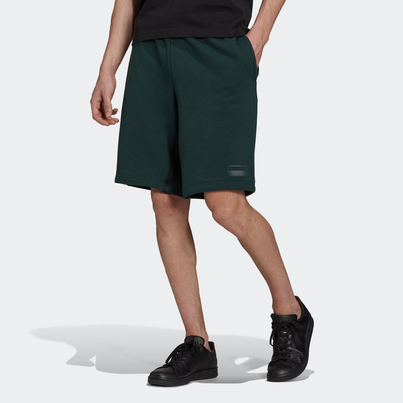 adidas originals R.y.v. Shorts Sports Running Solid Color Straight Shorts Green H11473