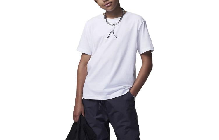 (GS) Air Jordan Anti-Gravity Machines T-Shirt 'White' 95C737-001