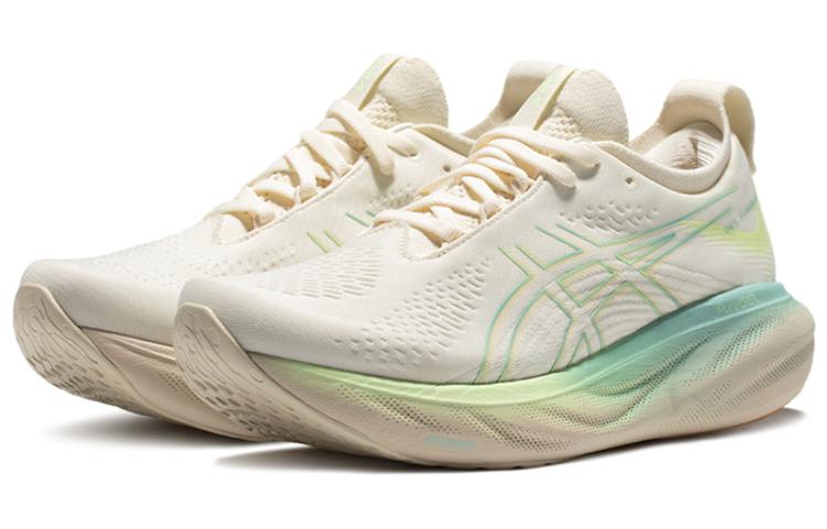 (WMNS) ASICS GEL-Nimbus 25 'Cream White Green' 1012B628-750