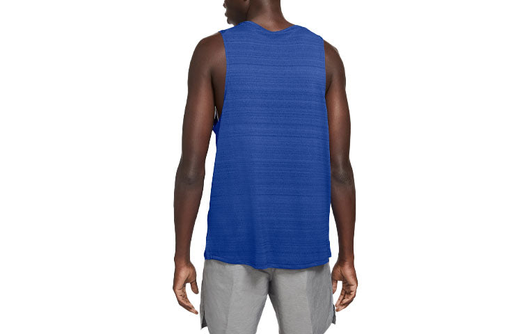 Nike Dri-FIT Miler Reflective Quick Dry Running Sports Vest Blue Royal blue CU5983-480