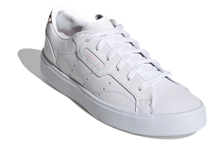 (WMNS) adidas originals Sleek Skate shoes 'White Brown' FX0051