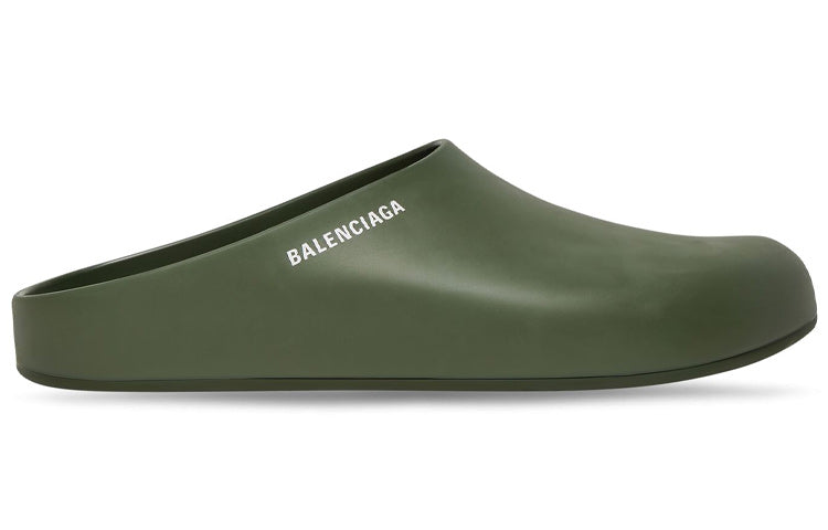 Balenciaga Pool Closed Slide 'Dark Green' 699129W1S8V3390