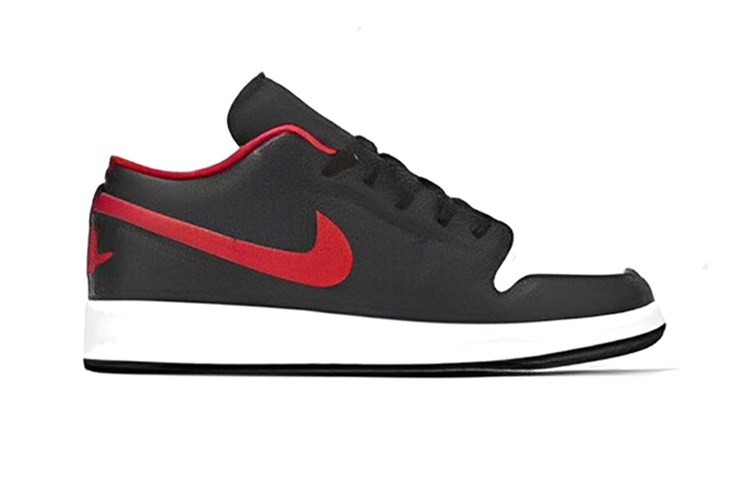 (PS) Air Jordan 1 Low 'Black Red' BQ6066-063