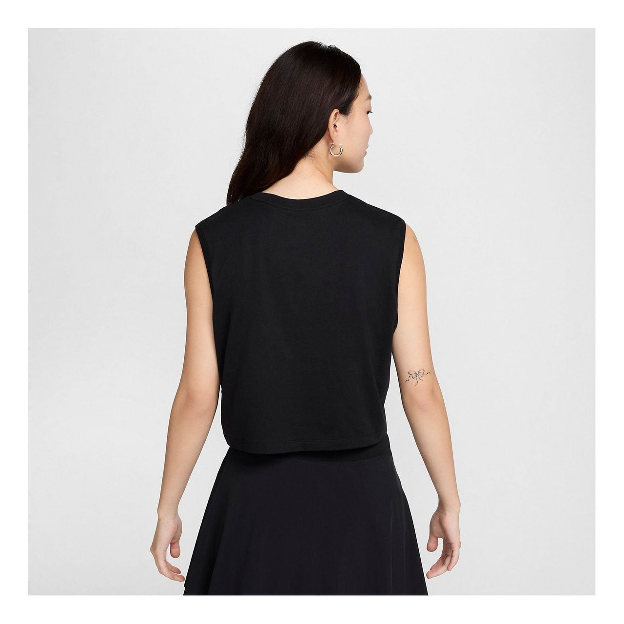 (WMNS) Nike Sportswear Club Crop Top 'Black' FV5506-010