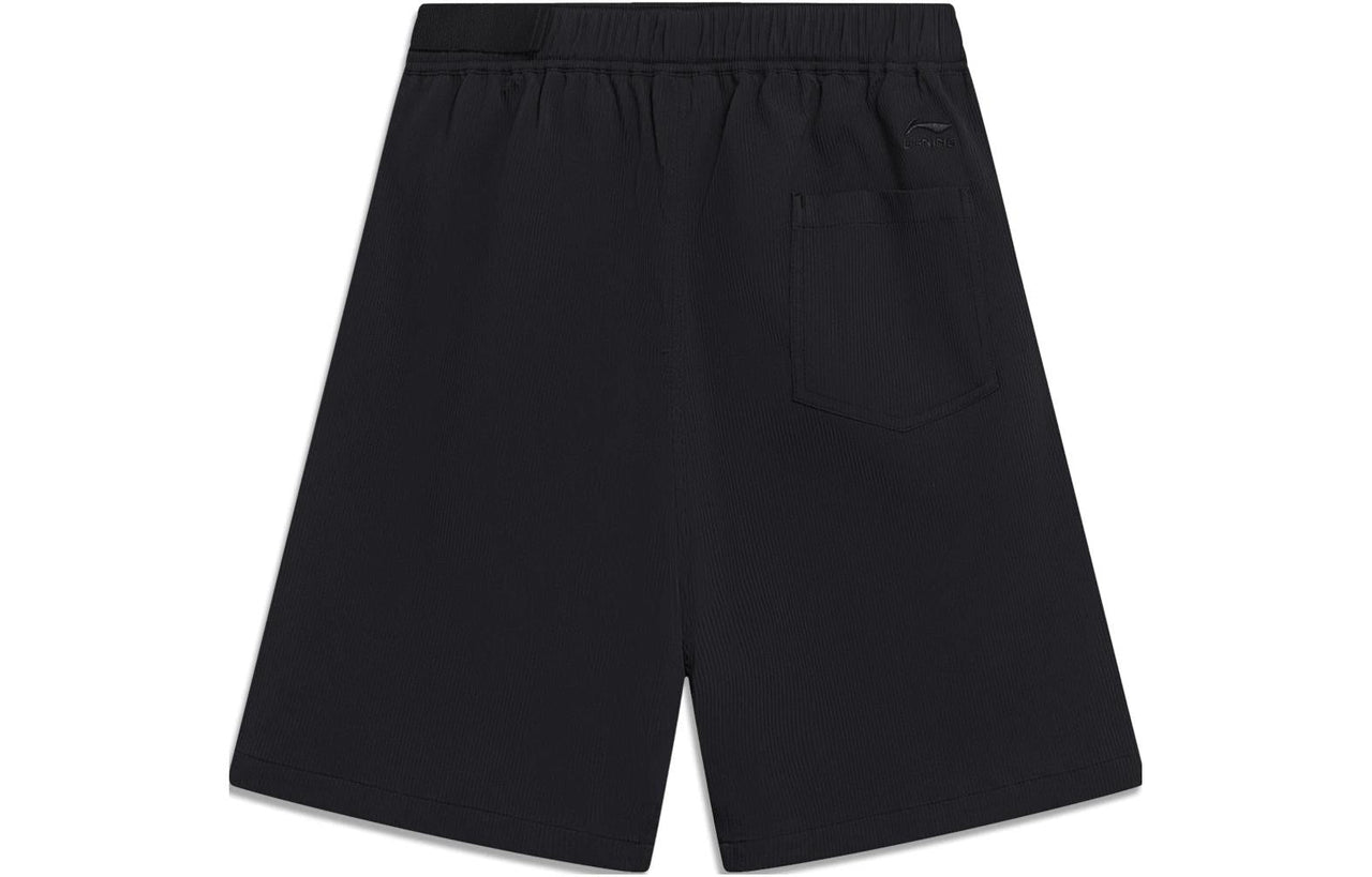 Li-Ning Counterflow Triple Logo Loose Fit Shorts 'Black' AKST583-1