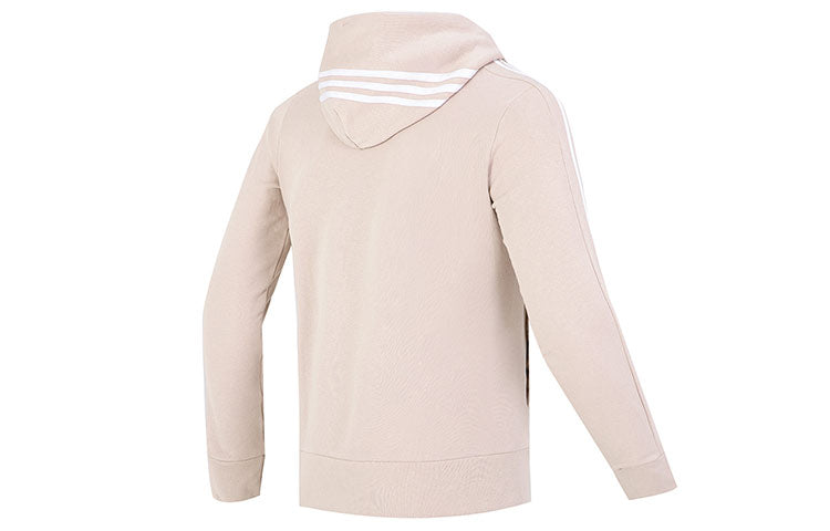 adidas French Terry 3-Stripes Full-Zip Hoodie Jackets 'Beige' IC9839