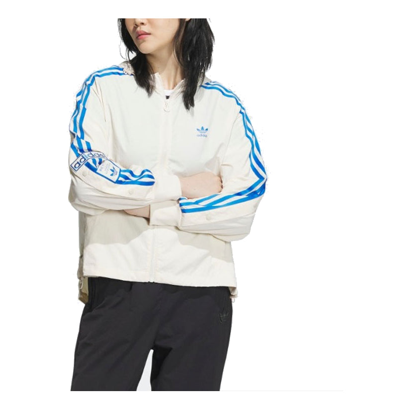 (WMNS) adidas Always Original Windbreaker 'White Blue' IL6499