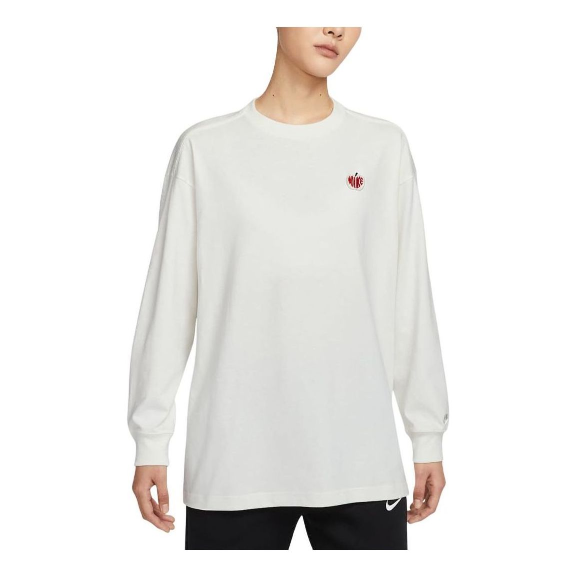 (WMNS) Nike Sportwear Oversized Long Sleeve T-shirt Asia Sizing 'Valentine's Day' IB1670-133