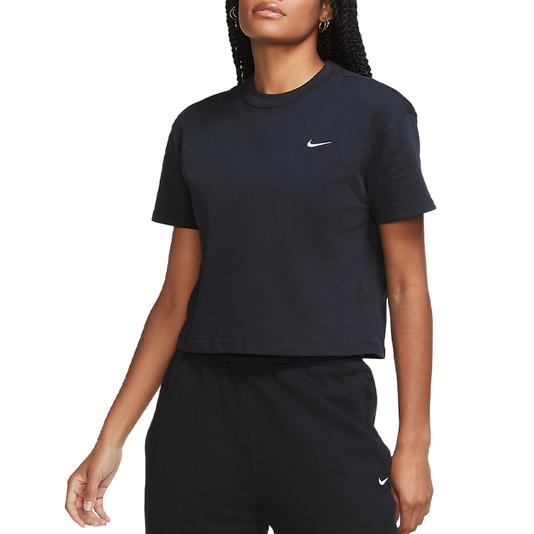 (WMNS) Nike Solo Swoosh T-Shirt 'Black' DA0324-010
