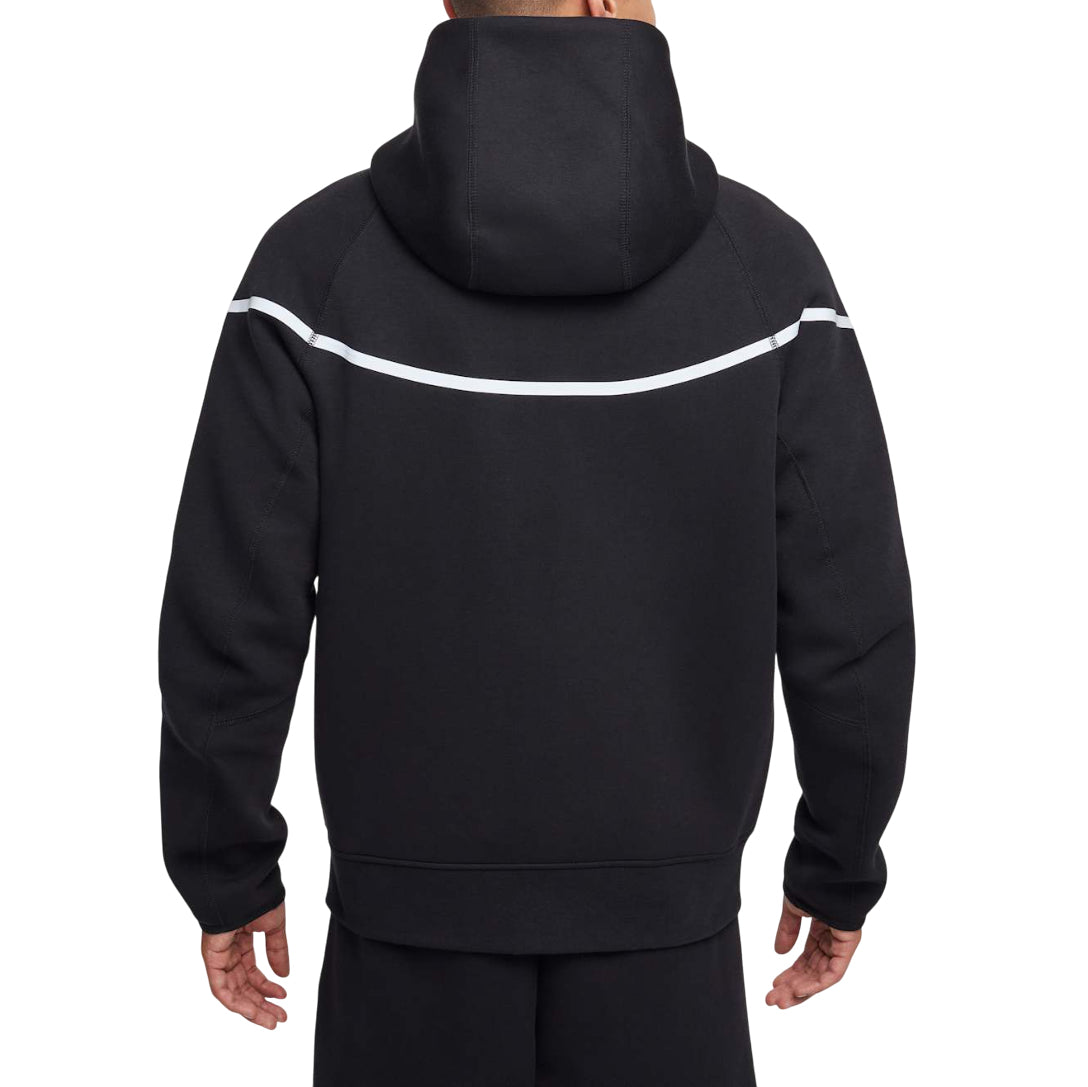 Nike Tech Fleece Windrunner Reflective Hooded Jacket 'Black Bemis Silver' FZ0754-010